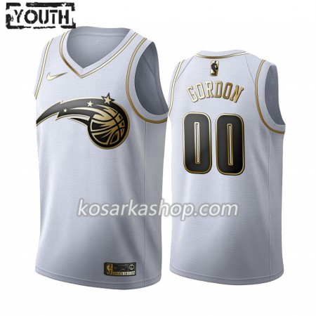 Dres Orlando Magic Aaron Gordon 00 Nike 2019-20 Bijela Golden Edition Swingman - Dječji